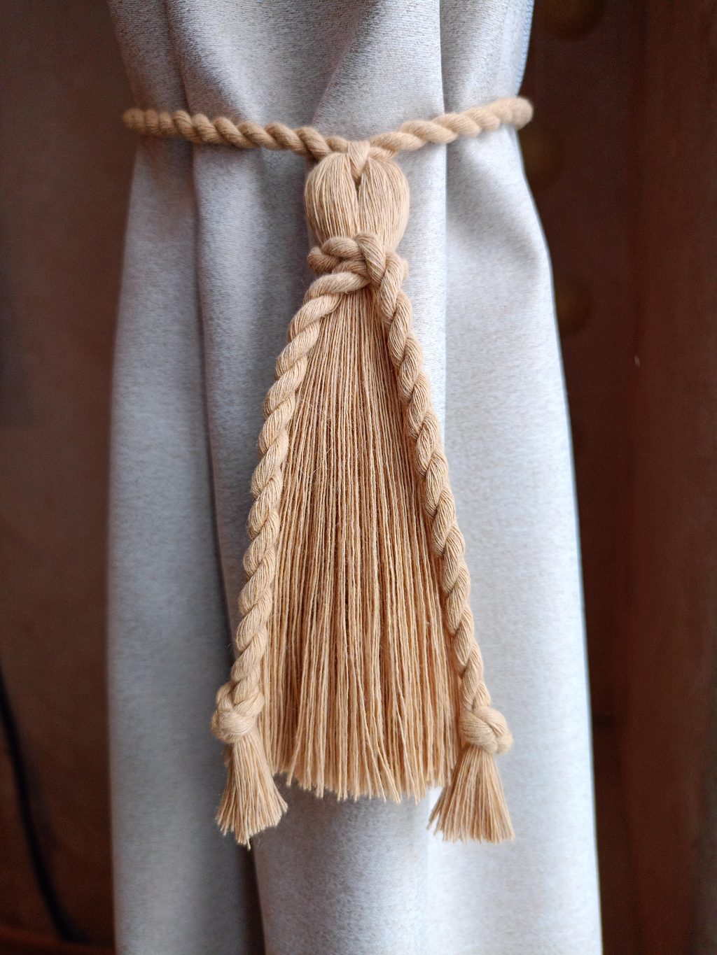 Подхват для штор макраме 2 шт Кисти