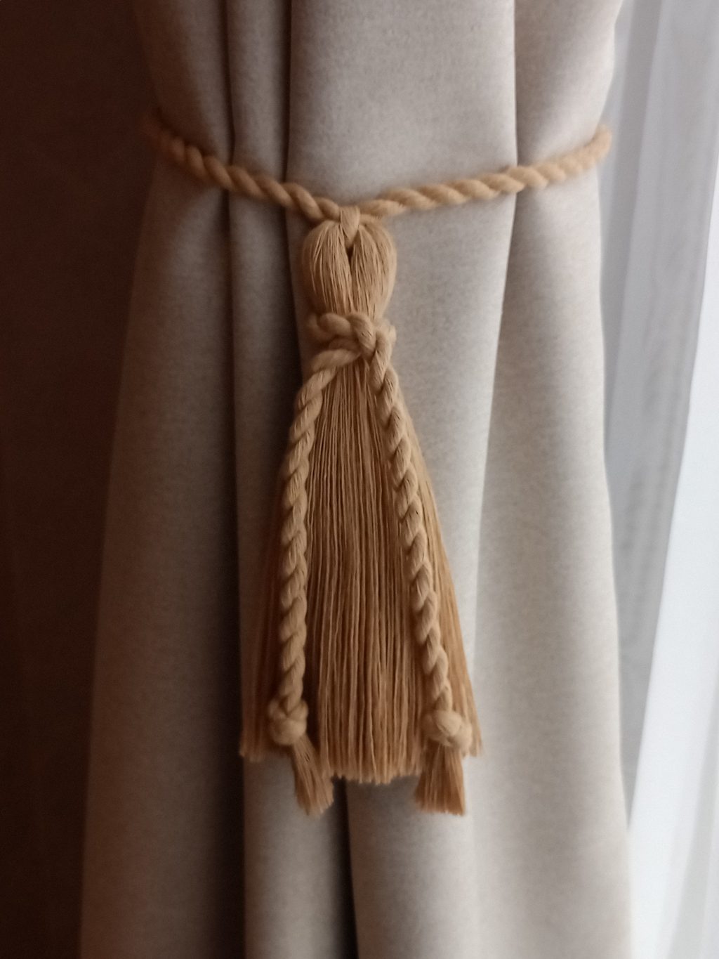 Подхват для штор макраме 2 шт Кисти