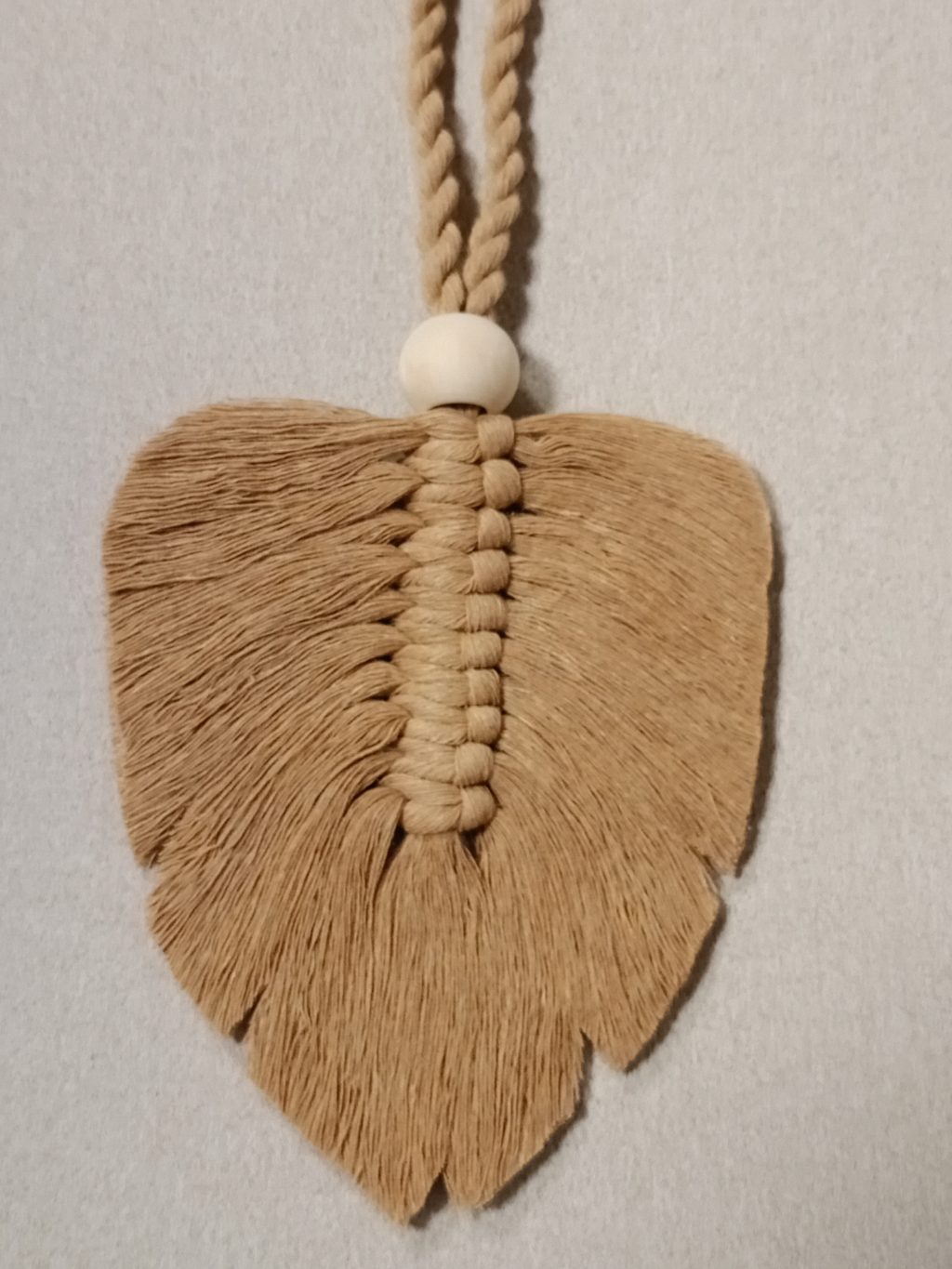 Подхват для штор макраме 2 шт Листья