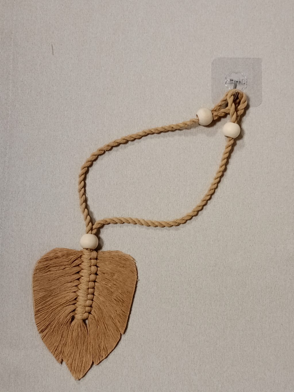 Подхват для штор макраме 2 шт Листья