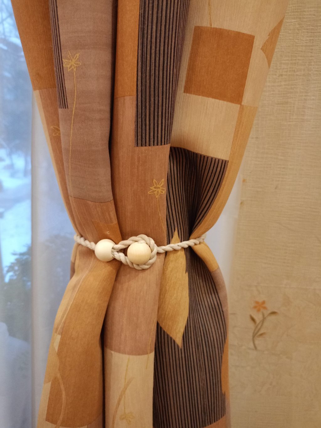 Подхват для штор макраме 2 шт Кисти