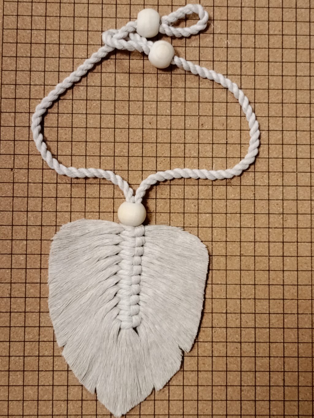 Подхват для штор макраме 2 шт Листья