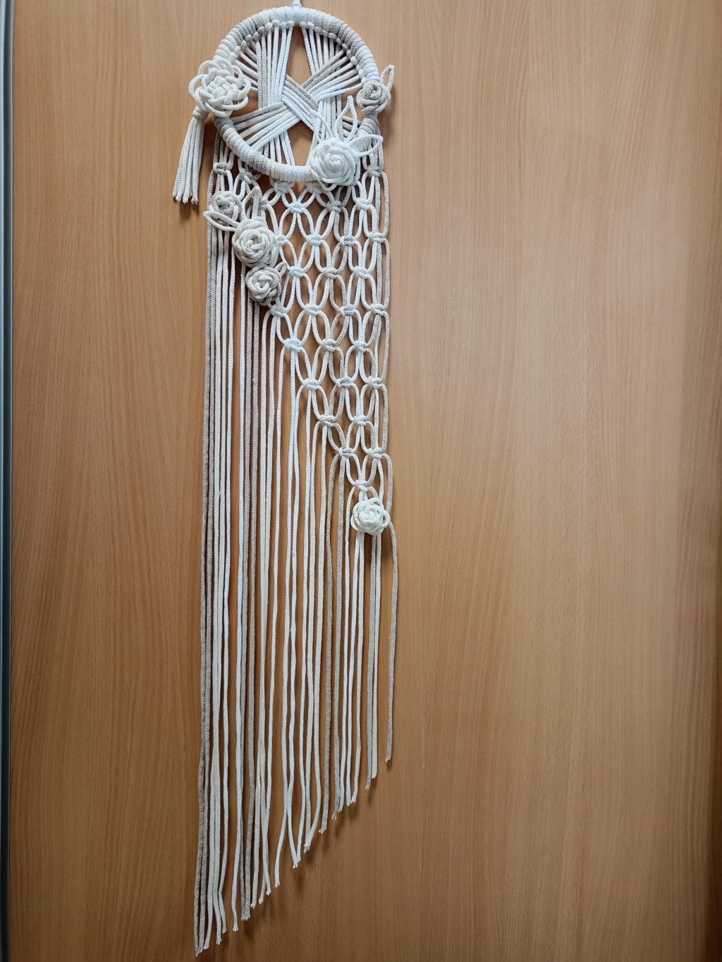 Макраме панно Розы