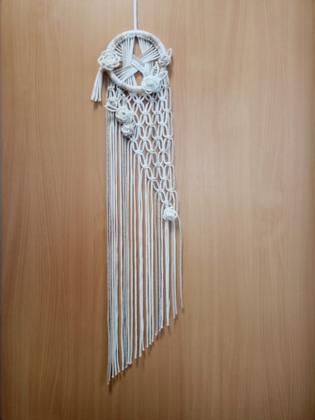 Макраме панно Розы