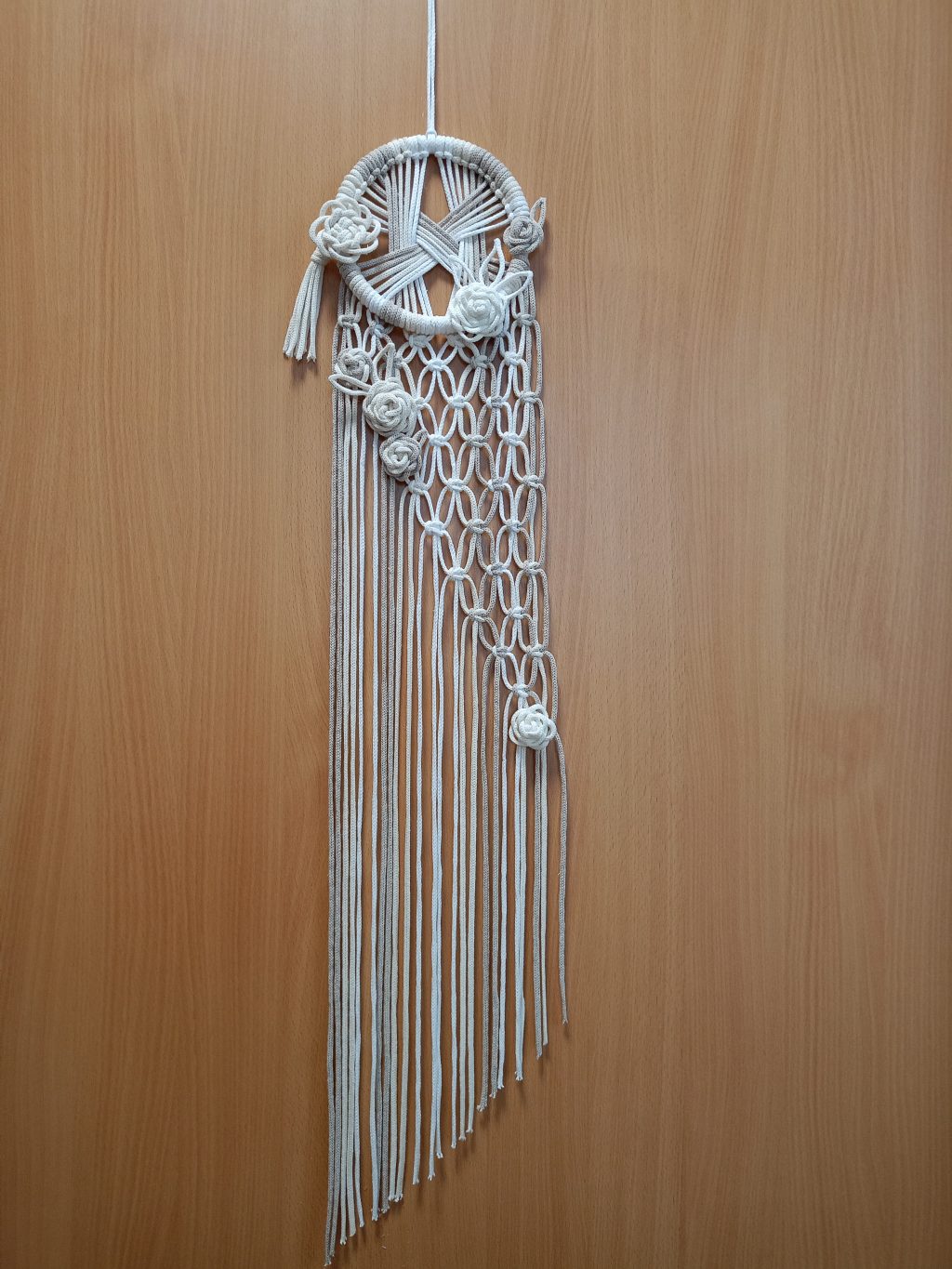 Макраме панно Розы