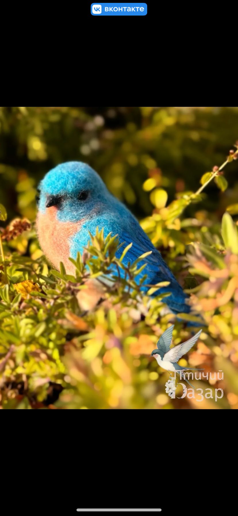 Птицы из войлока