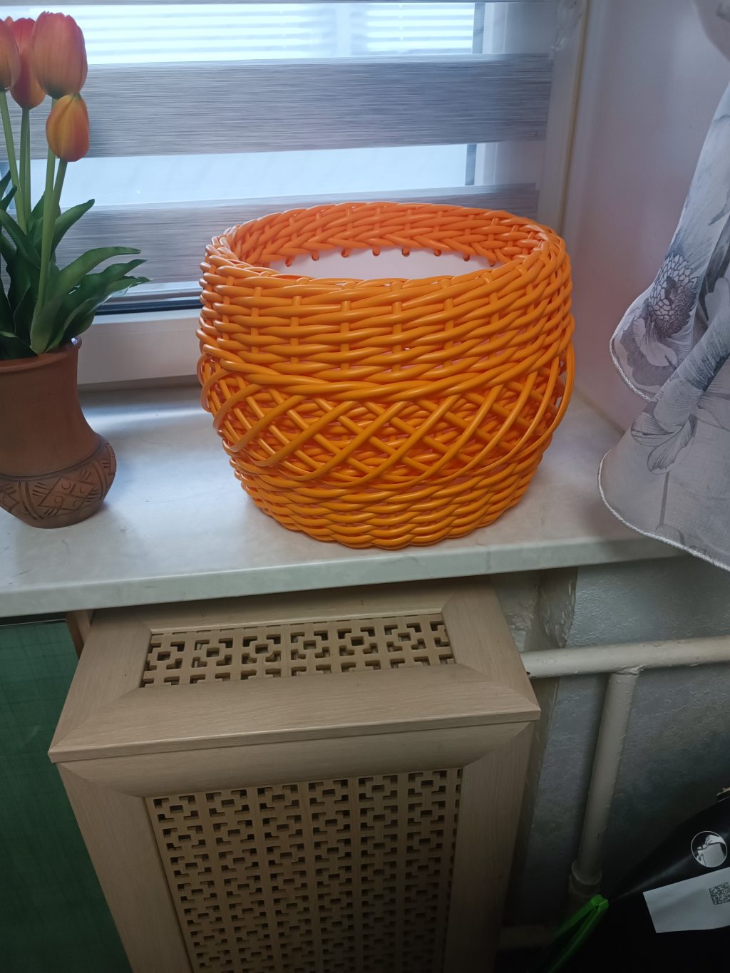 Кашпо из ротанга