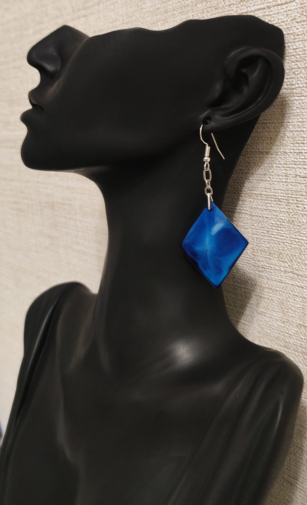 Серьги Ювелирная смола «Геометрия»