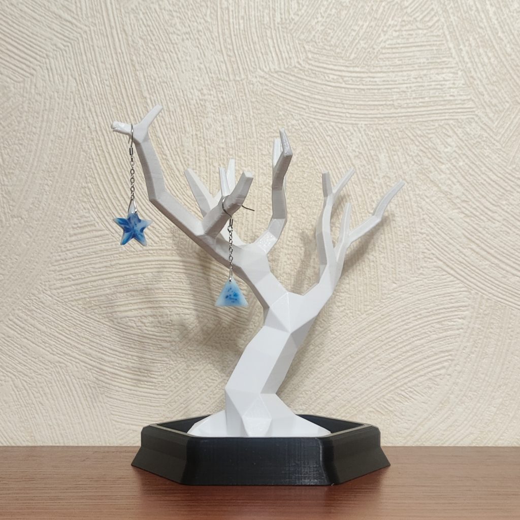 Серьги Ювелирная смола «Звезда»