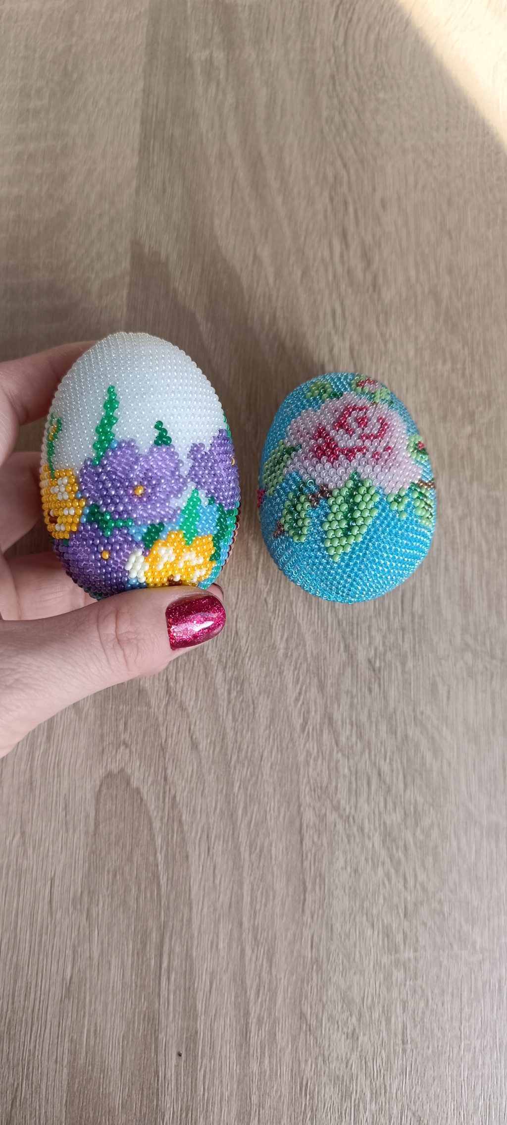 Пасхальное яйцо из бисера