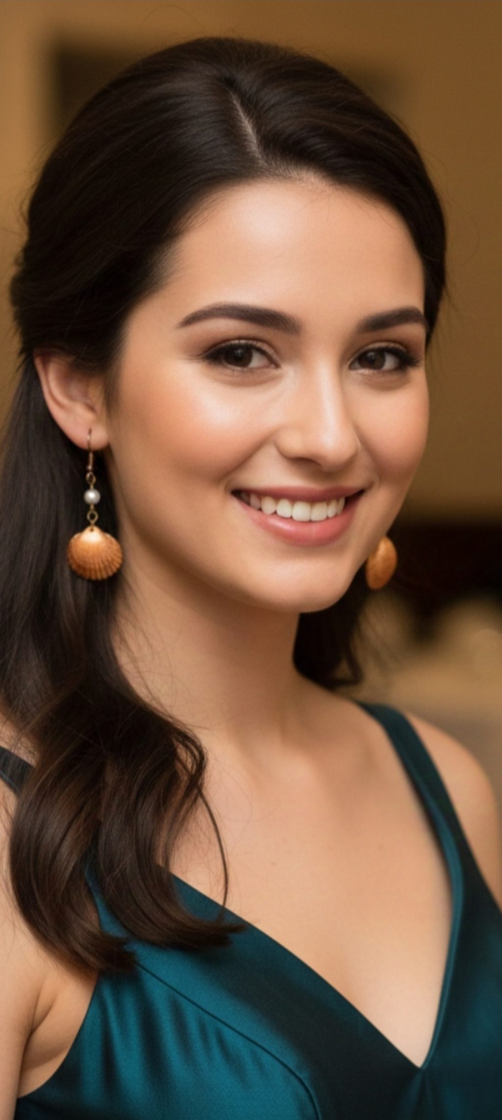 Чёрный жемчуг серьги