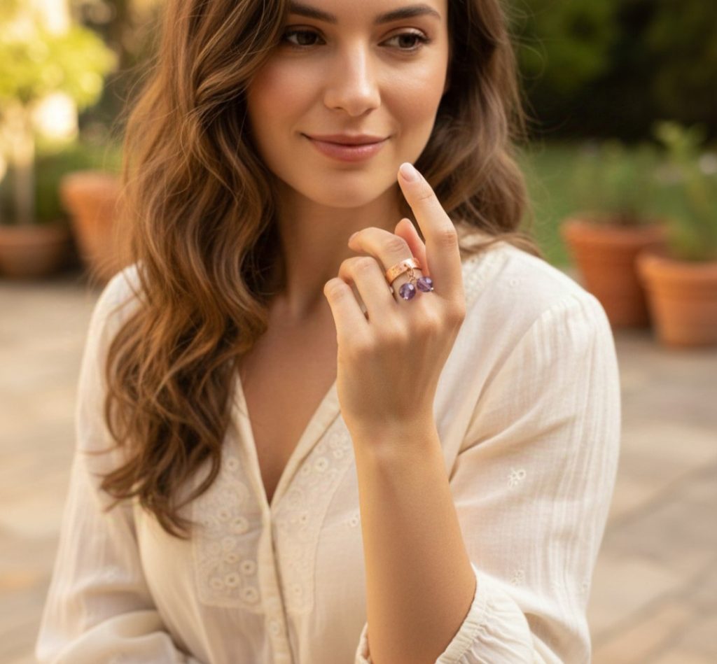 кольцо Сиреневое