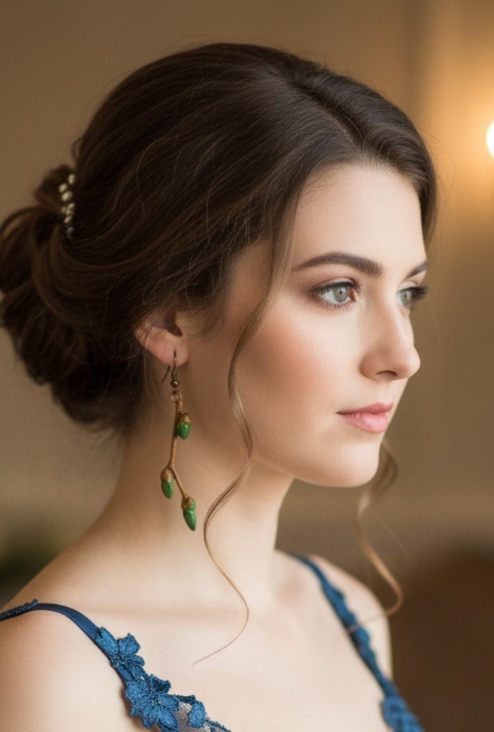 серьги Весна