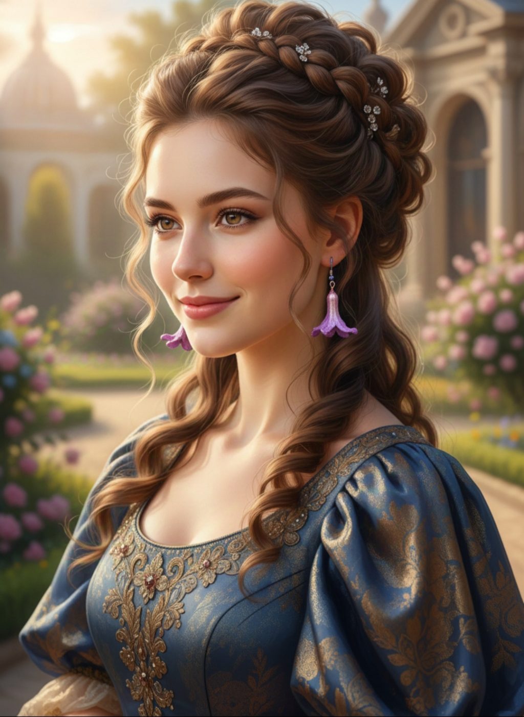 Гиацинт серьги