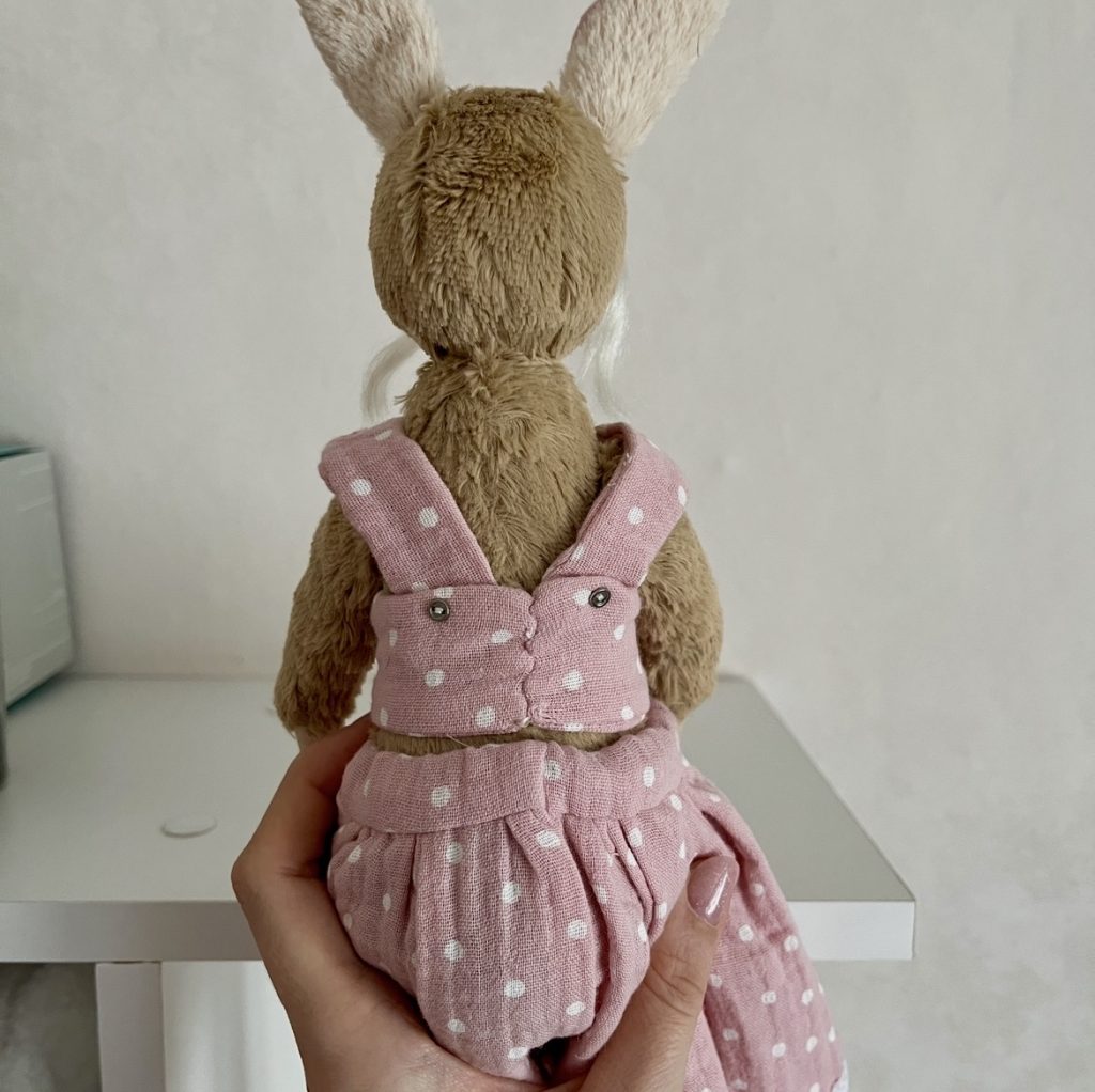 Авторская интерьерная игрушка Зайка тедди-долл