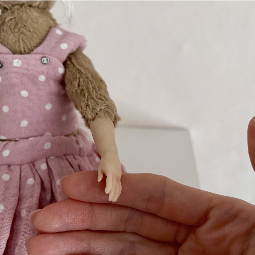 Авторская интерьерная игрушка Зайка тедди-долл