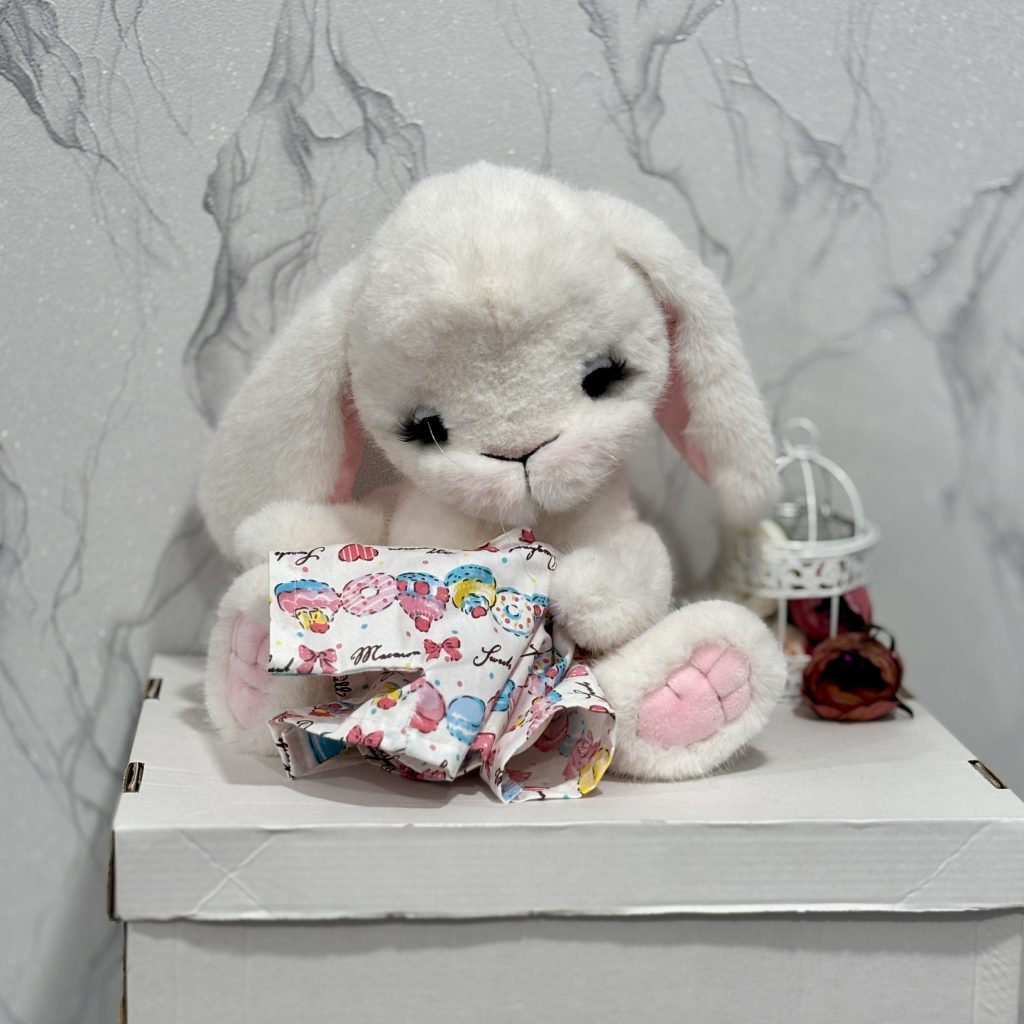 Зайка из меха норки, подарок на 8 марта день рождения