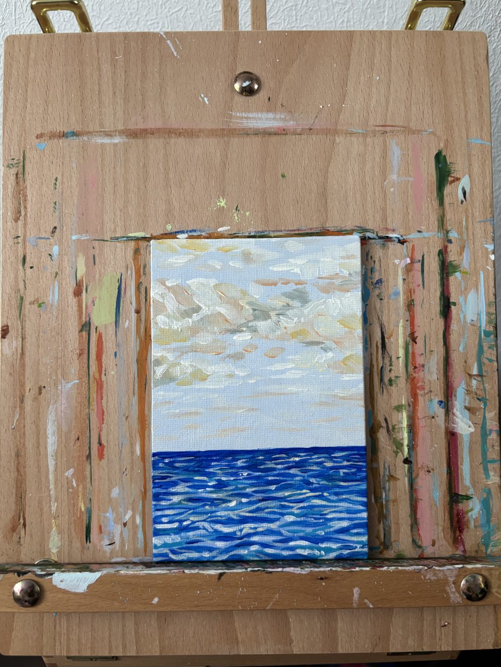 Картина акрилом «Море»