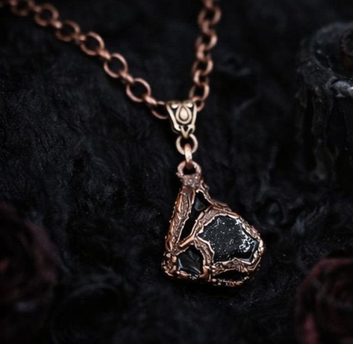 Комплект «Обсидиан в меди»