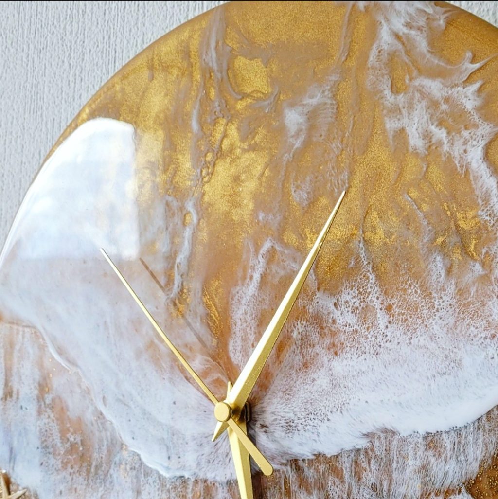 Часы «Время- золото». 30см ручная работа