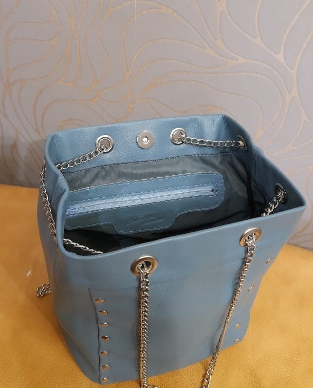 Сумочка мешочек на цепочке