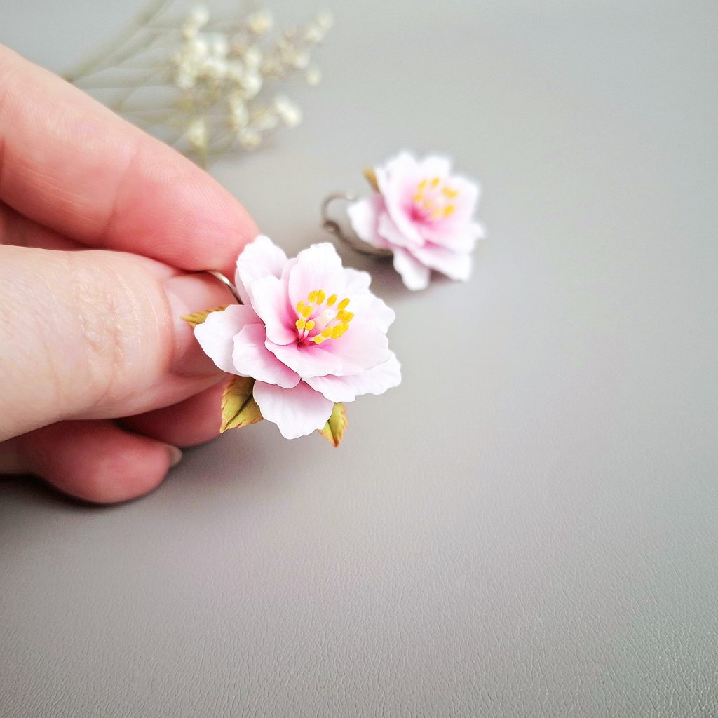 Серьги Сакура