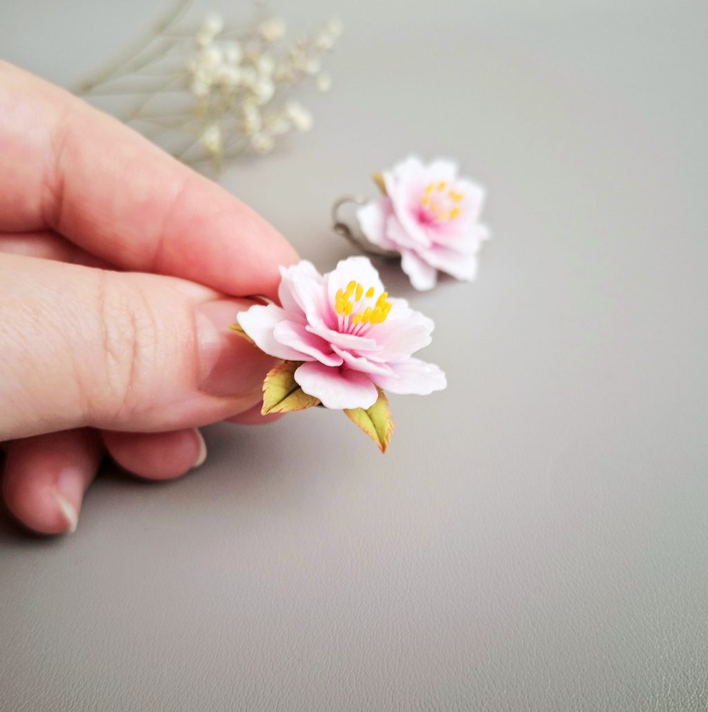 Серьги Сакура