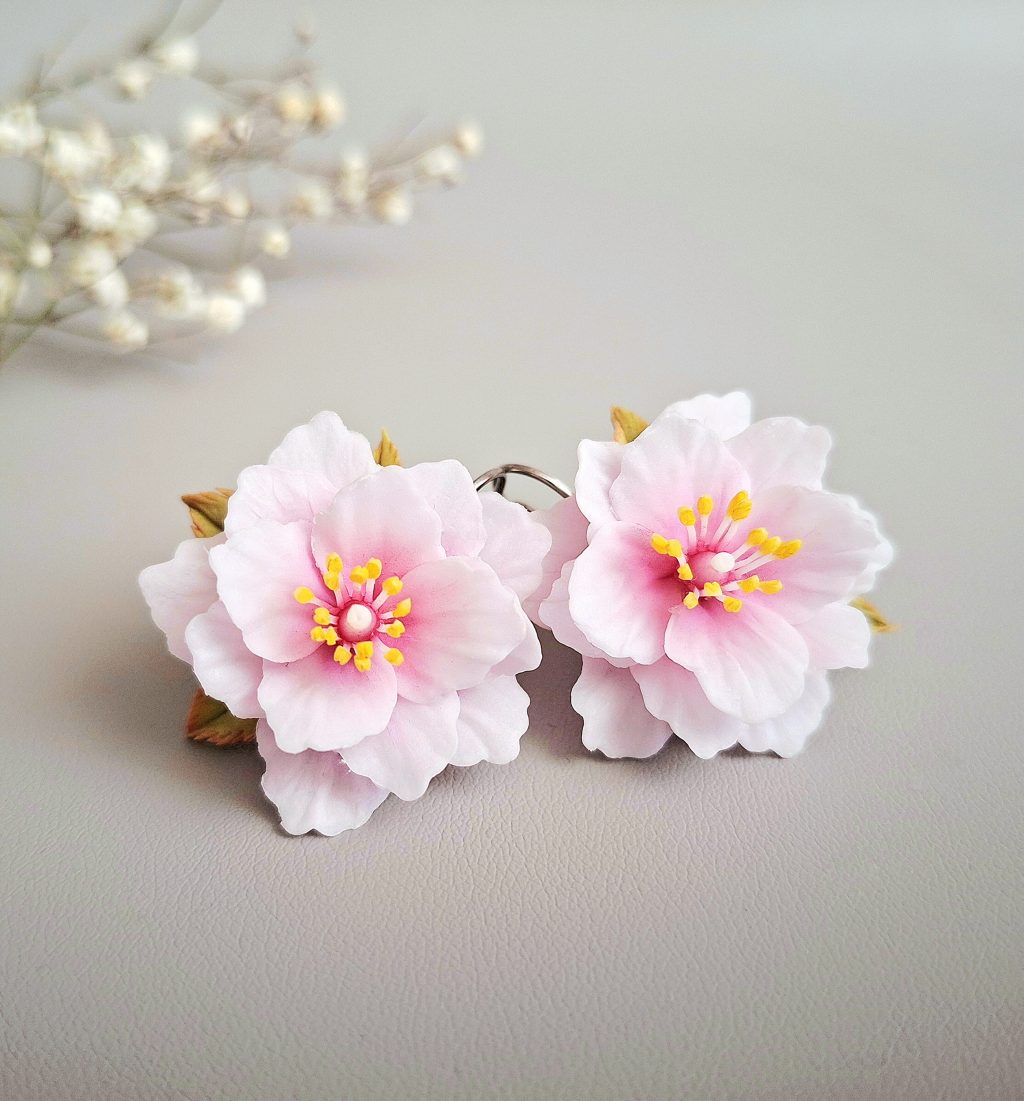 Серьги Сакура