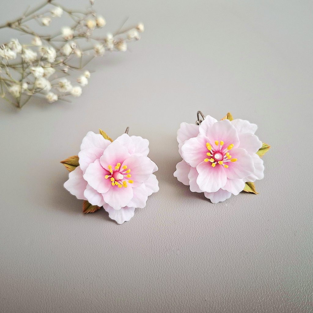 Серьги Сакура