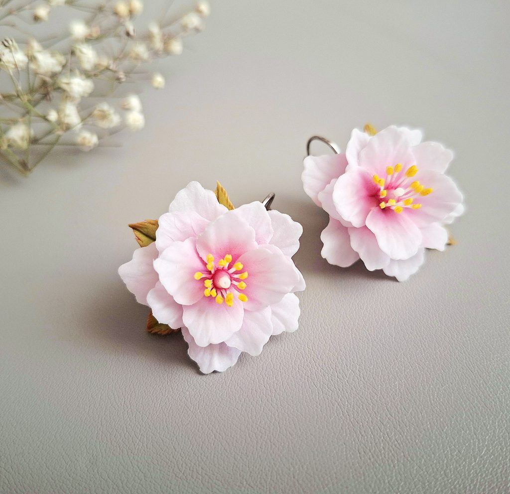 Серьги Сакура