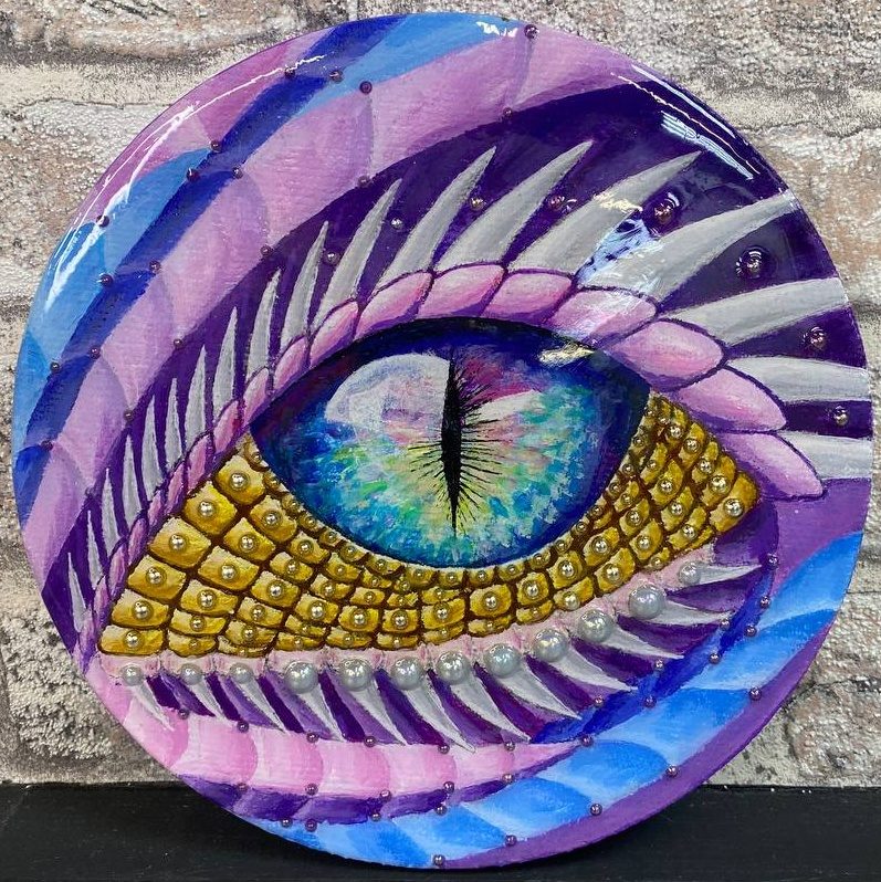 «Око дракона» картина ручной работы