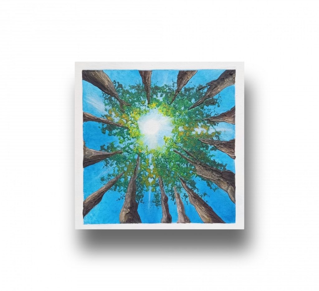 Текстурная картина Солнечный день в интерьер