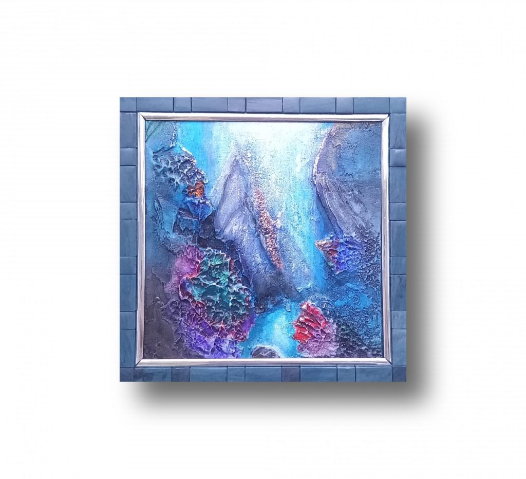 Картина текстурная Морские тайны морской пейзаж