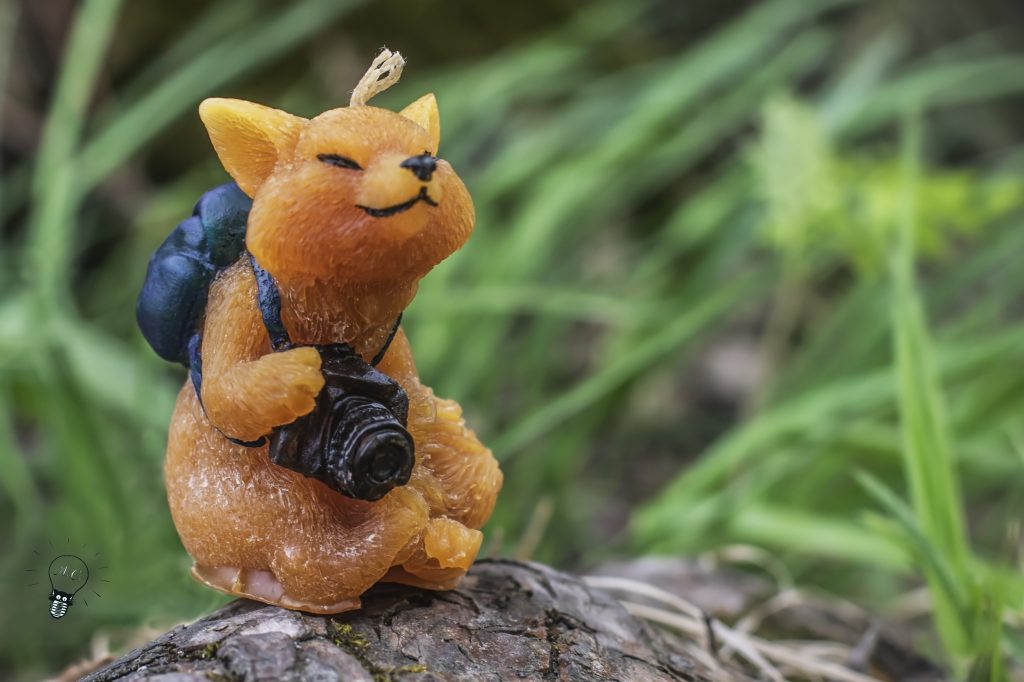 Свеча «Лиса с фотиком»