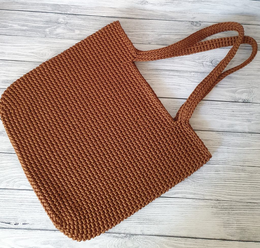 Шоппер коричневый, сумка шоппер