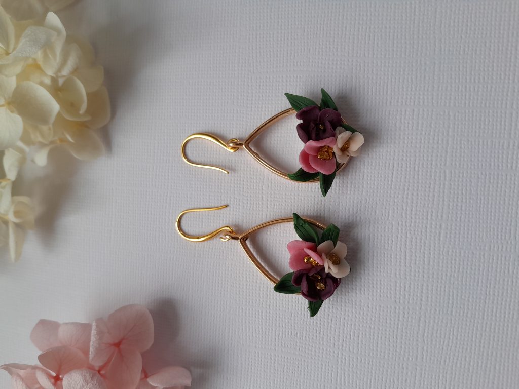 Серьги из полимерной глины