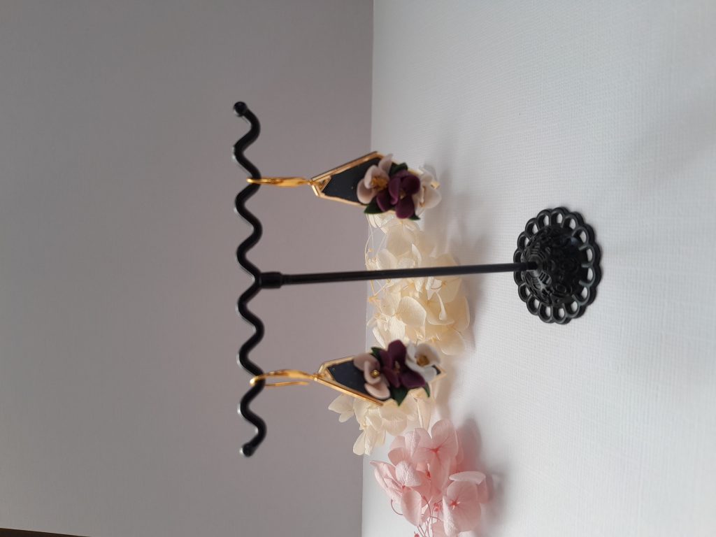 Серьги из полимерной глины