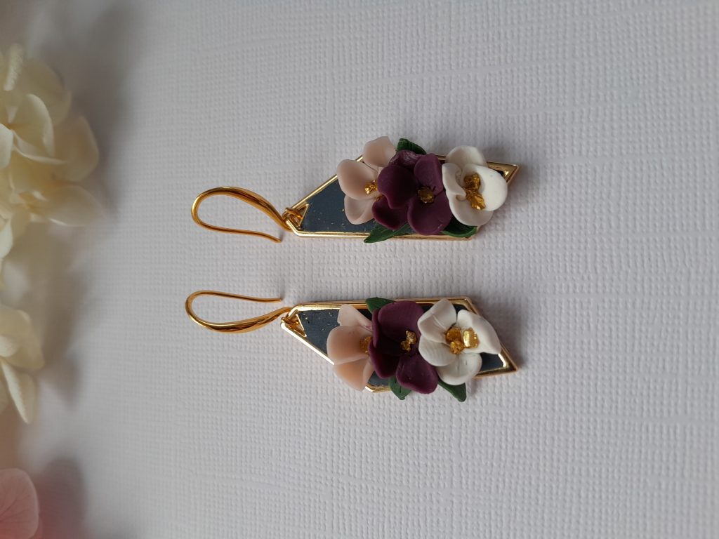 Серьги из полимерной глины