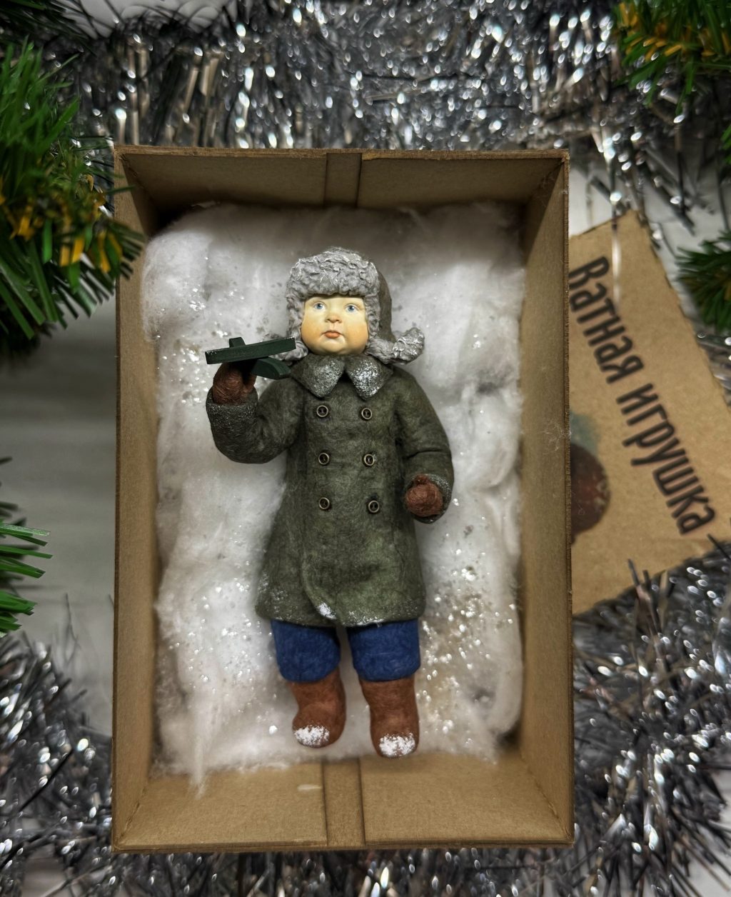 Ватная игрушка