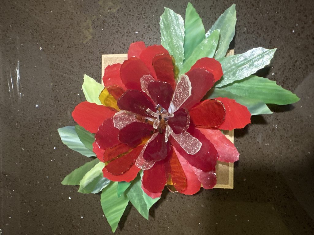 Скульптура « Объемный цветок»