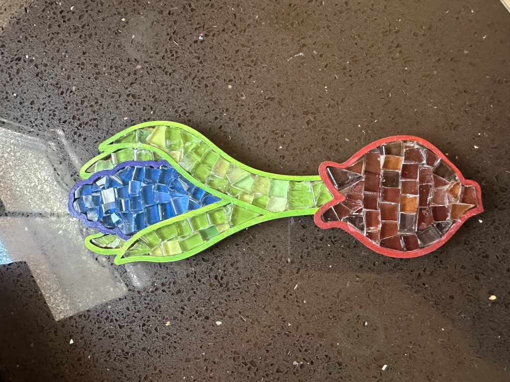 Мозаичная фигурка цветка»Гиацинт»