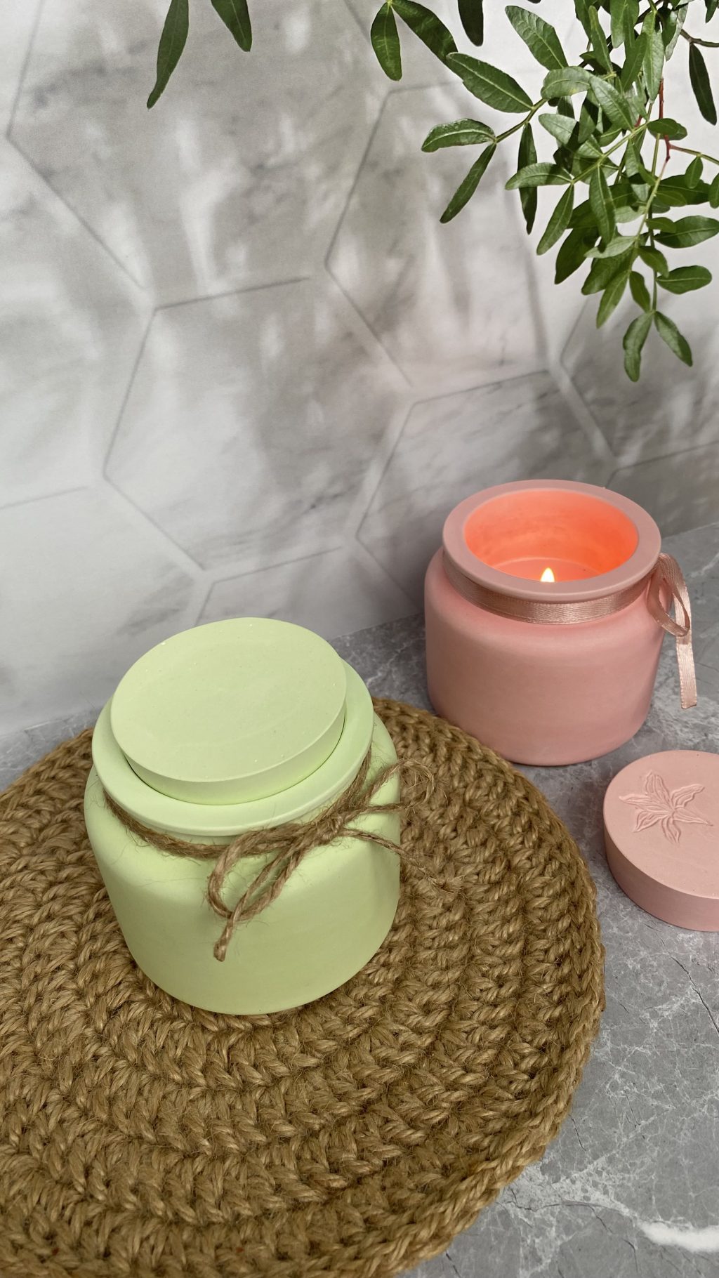 Ароматическая свеча «Яблоко в карамели»