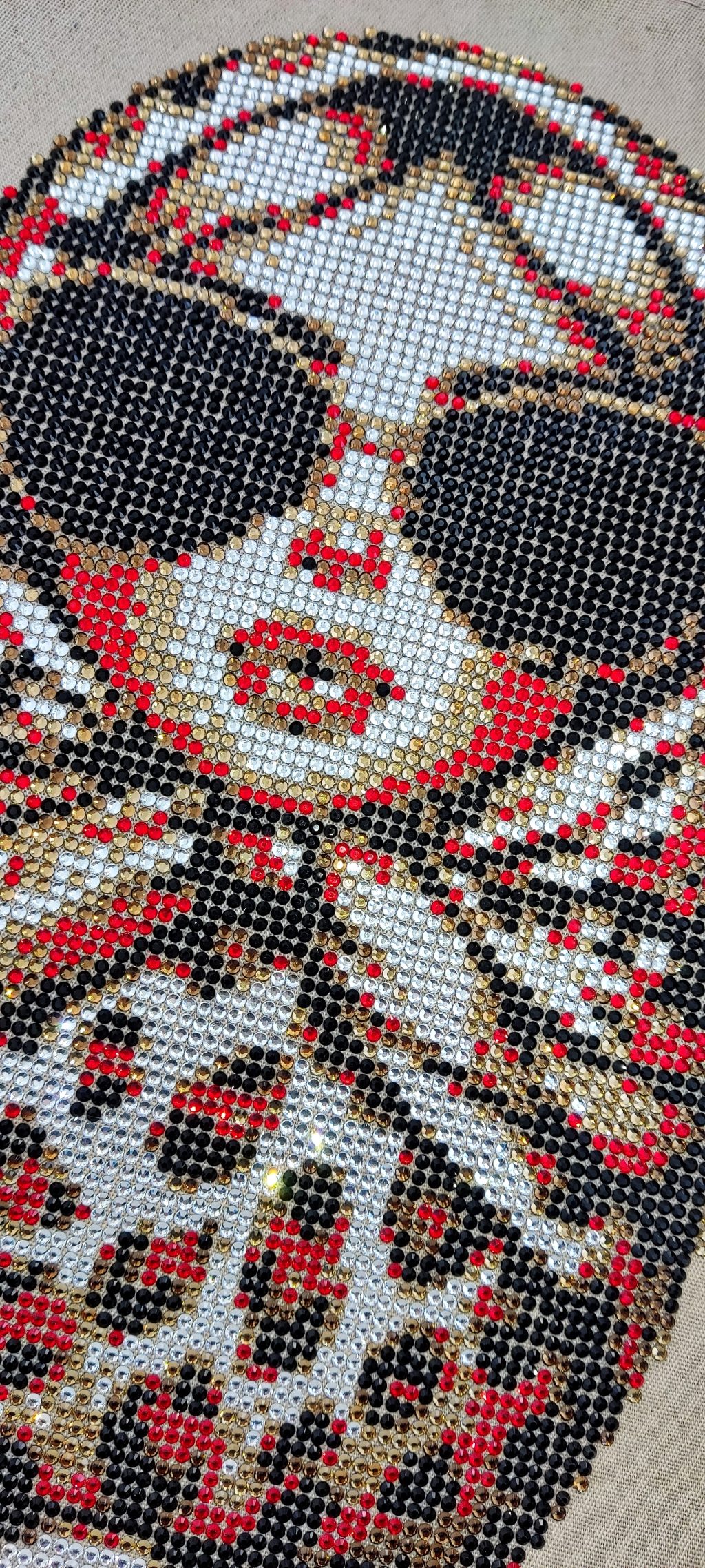 Шопер со стразами «Матрёшка»