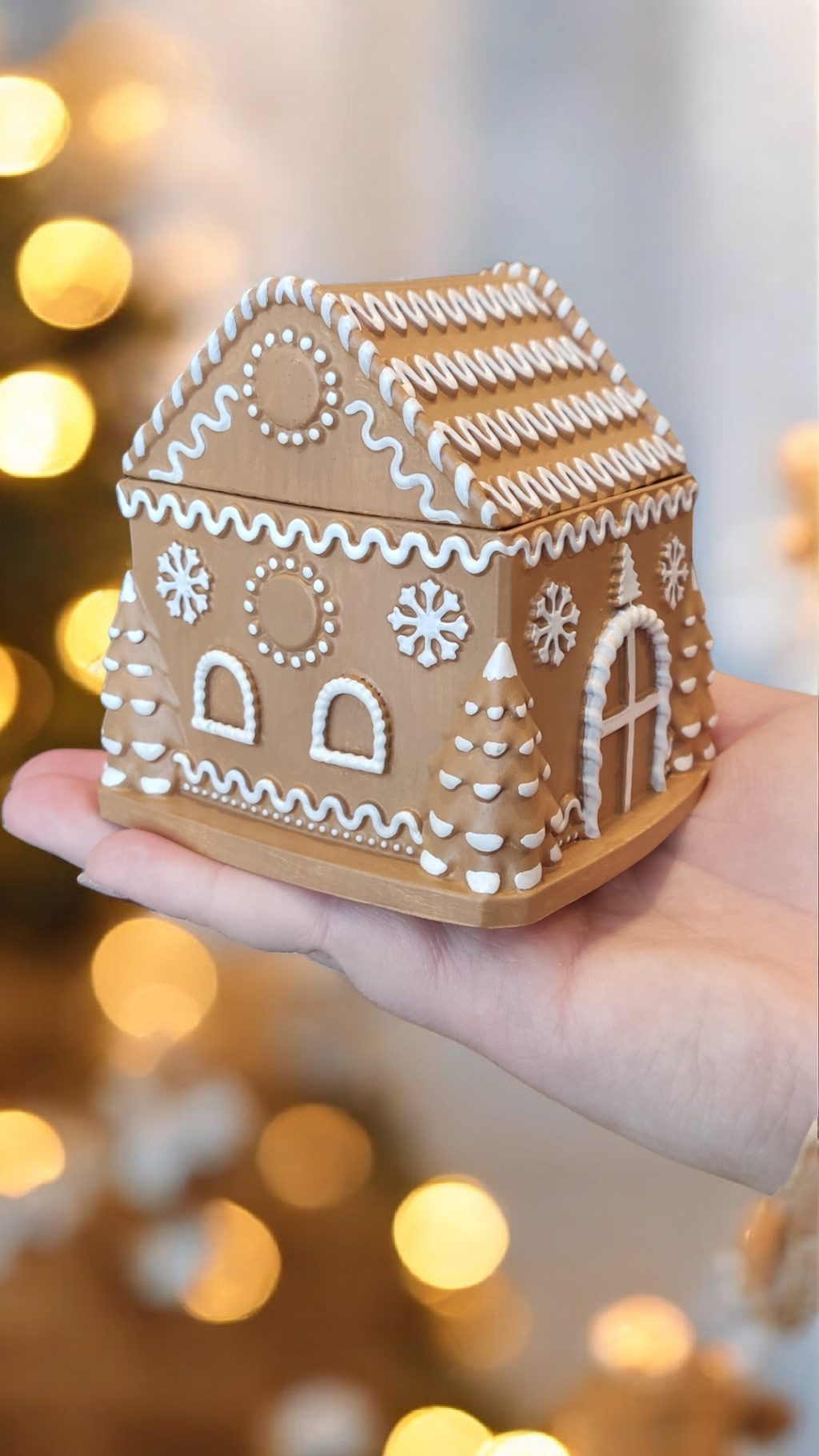 Свеча «Пряничный домик»