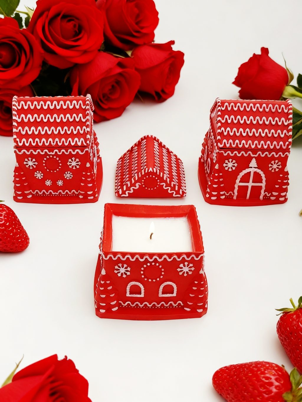 Свеча «Пряничный домик»