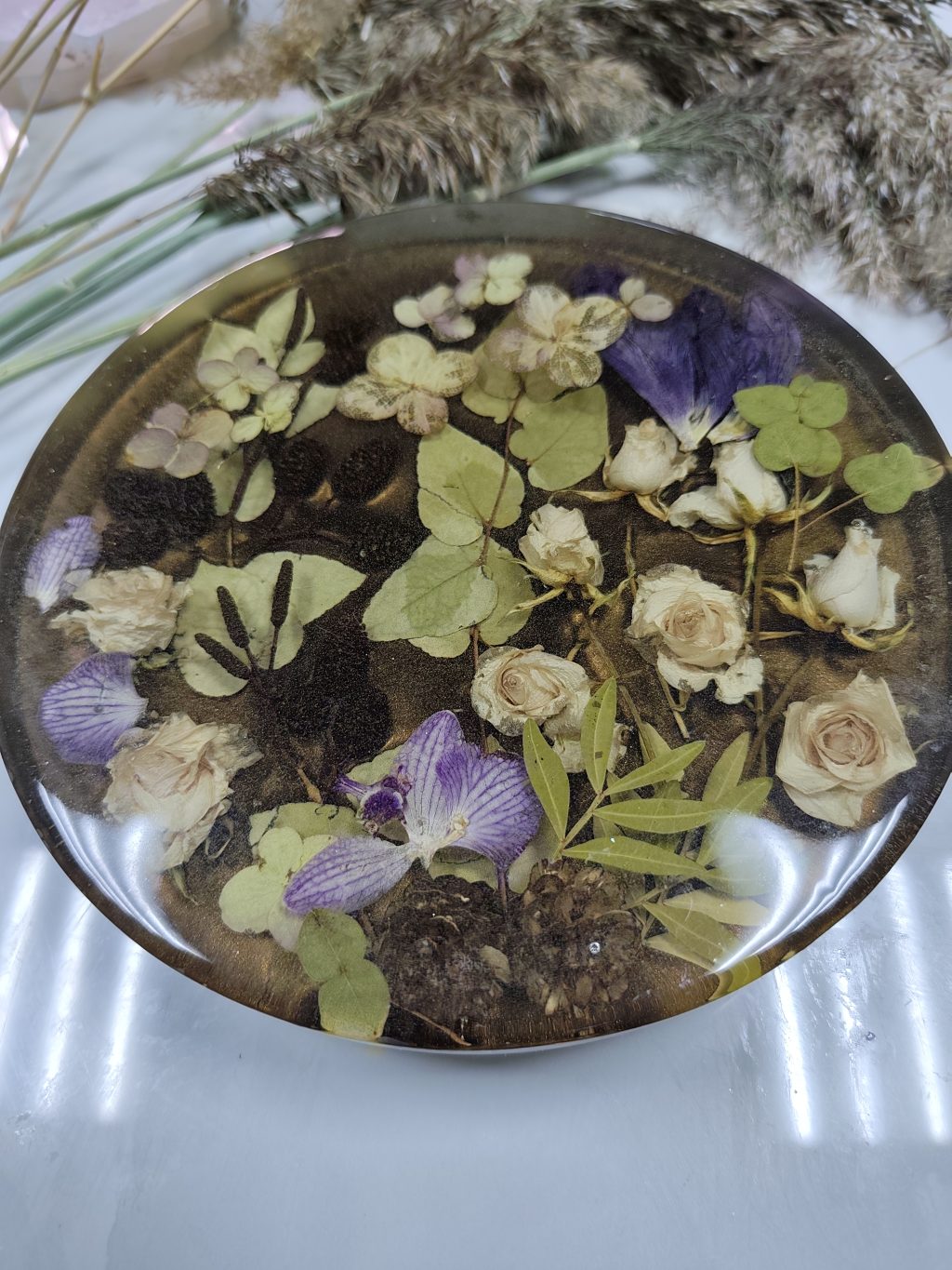 Поднос из эпоксидной смолы