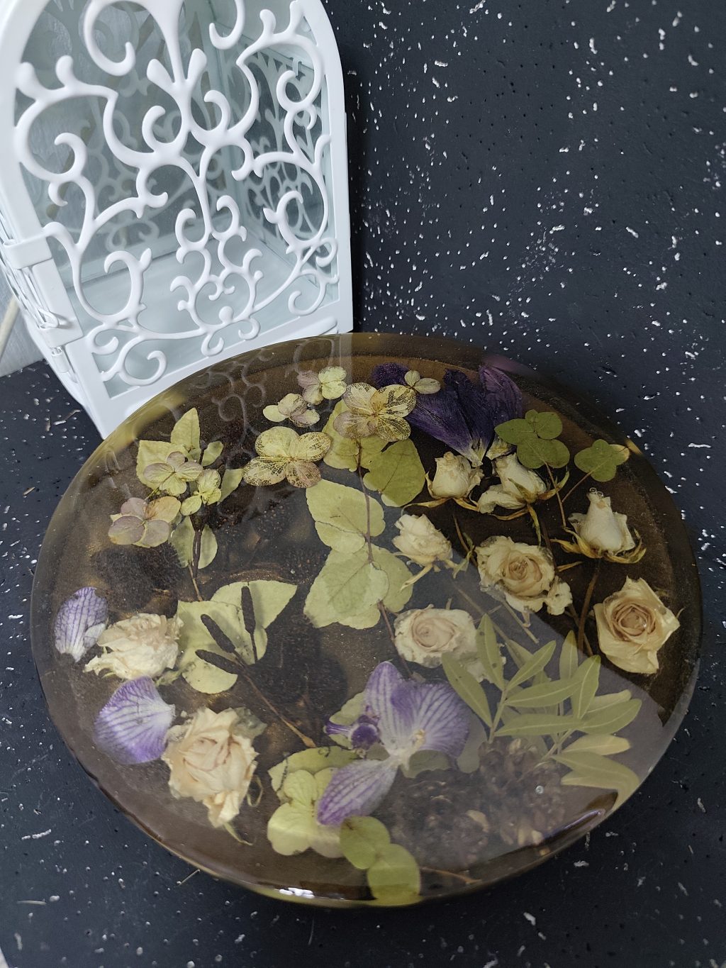 Поднос из эпоксидной смолы