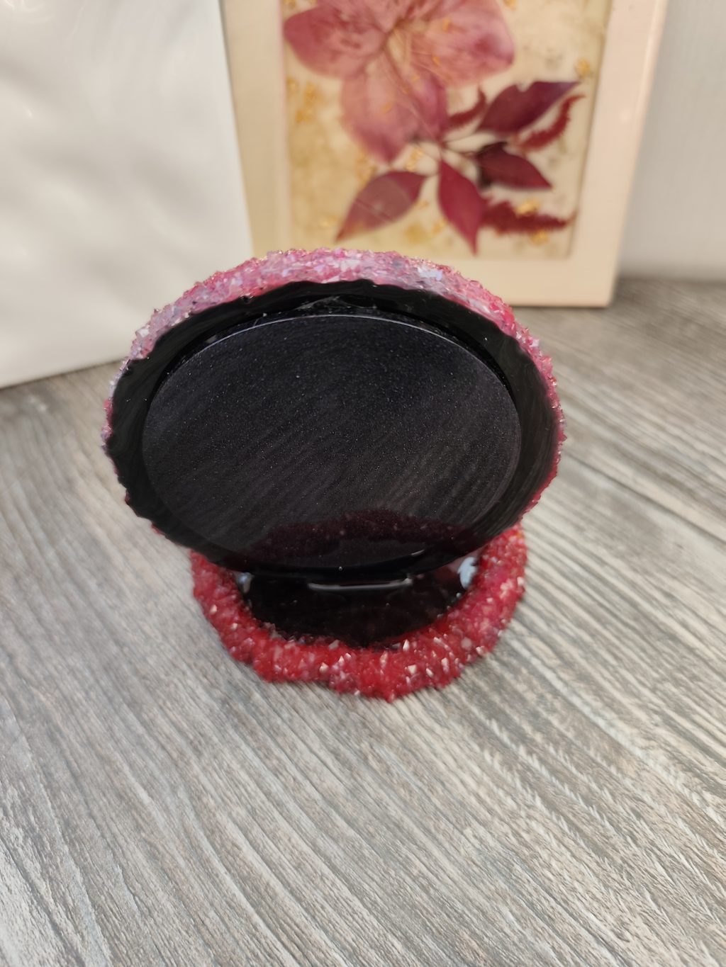 Часы каминные из эпоксидной смолы