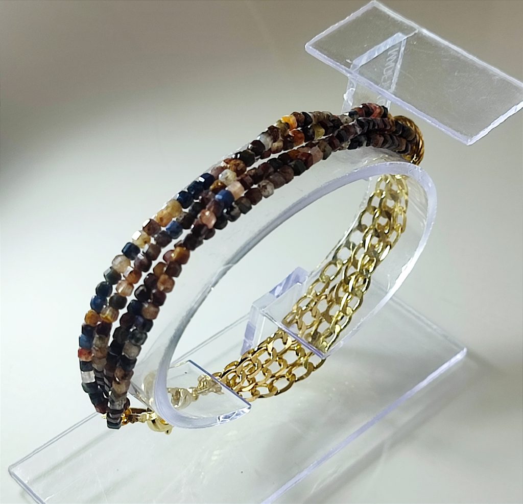 Чокер и браслет из петерсита