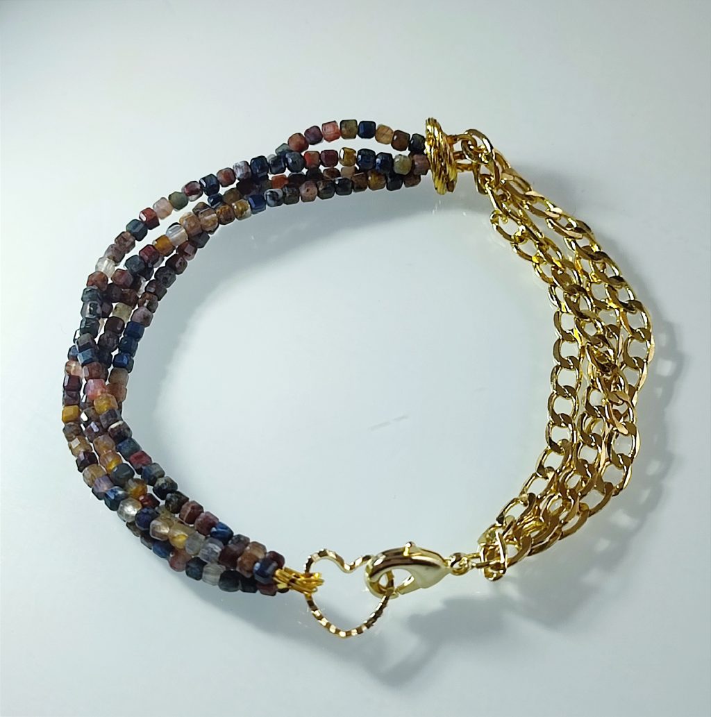 Чокер и браслет из петерсита